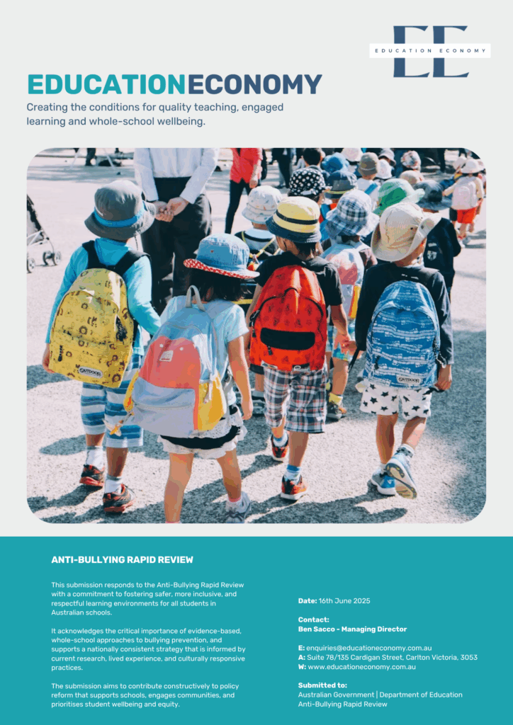 Education Economy Submission - Anti-Bullying Rapid Review